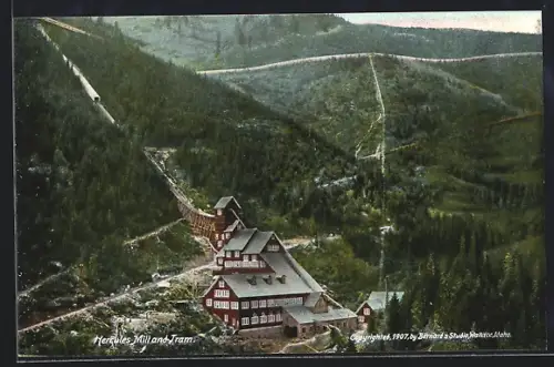 AK Wallace, ID, Hercules MIll and Tram, Bergbau