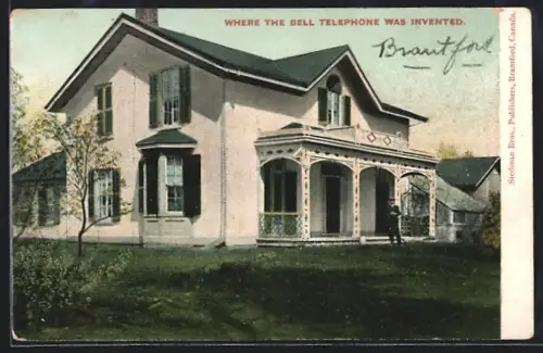 AK Brantford /Ont., Site where the Bell telephone was invented