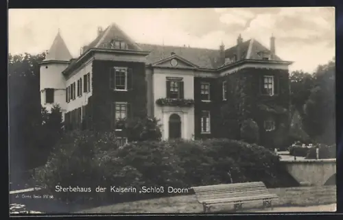 AK Sterbehaus der Kaiserin Auguste Victoria Königin von Preussen Schloss Doorn