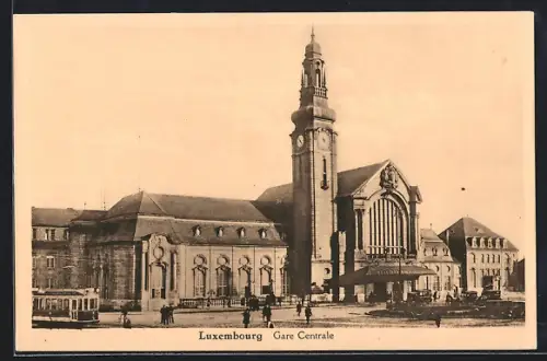 AK Luxembourg, Gare Centrale, Bahnhof