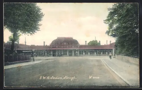 AK Slough, S.W.R. Station, Bahnhof