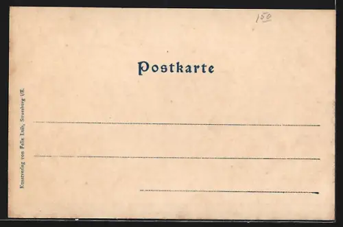 AK Strasbourg, Vue prise des Ponts-Couverts