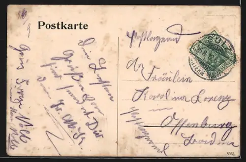 AK Sulz unterm Wald, Totalansicht mit Kirche