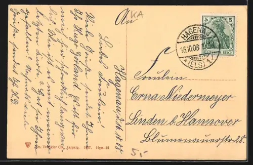 AK Hagenau, Partie in den Anlagen