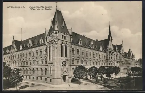 AK Strassburg i. E., Hôtel de la Post