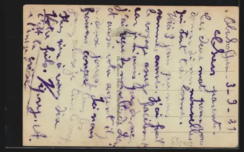 AK Camp d`Oberhofen, Allée Principale