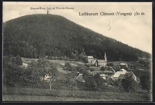 AK Climont /Vosges, Panorama et Tour du Climont