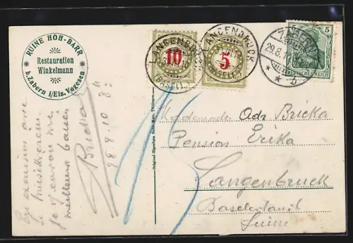 AK Hohbarr i. Els., Teufelsbrücke