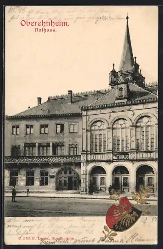AK Oberehnheim, Rathaus und Wappen