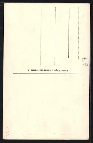 AK Soultz-sous-Forets, La Mairie et l`Eglise Catholique