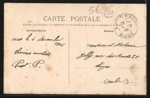 AK Arcis-sur-Aube, Le Marché Couvert