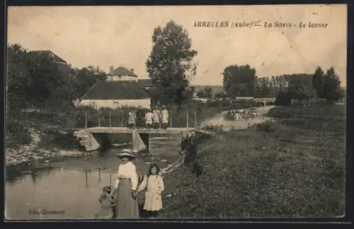 AK Arrelles /Aube, La Sarce, Le lavoir