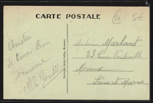 AK Brienne-le-Château /Aube, Rue de Bauffremont et la Poste