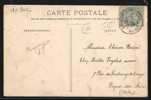 AK Nogent-sur-Seine, La Rue des Ponts