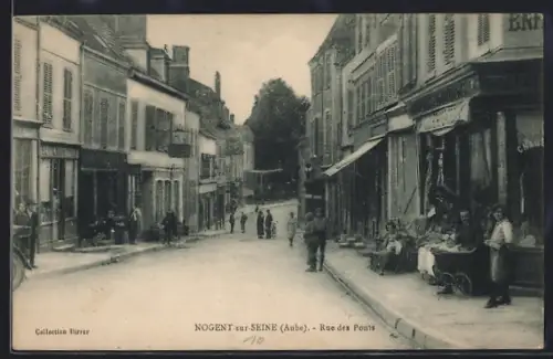 AK Nogent-sur-Seine /Aube, Rue des Ponts