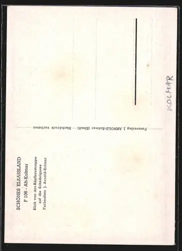 AK Colmar, Quartier pittoresque avec maisons à colombages