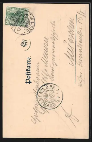 AK Thann /Alsace, La Cathédrale St. Thiebald