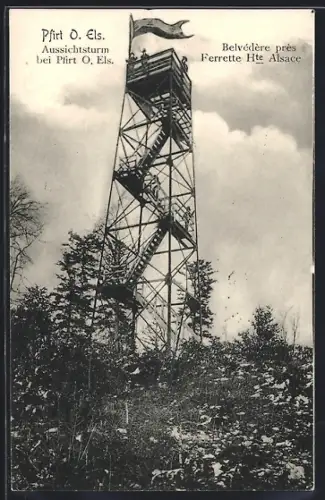 AK Ferrette /Hte. Alsace, Belvédère