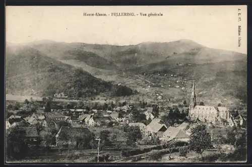 AK Fellering /Haute-Alsace, Vue générale