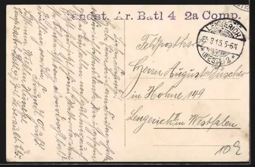 AK Altweiler, Partie mit évang. Kirche