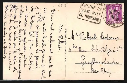 AK Niedermorschwihr /Ht-Rhin, Vue aérienne du village entouré de collines en Alsace