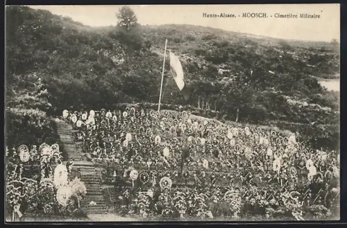 AK Moosch /Haute-Alsace, Cimetière Militaire
