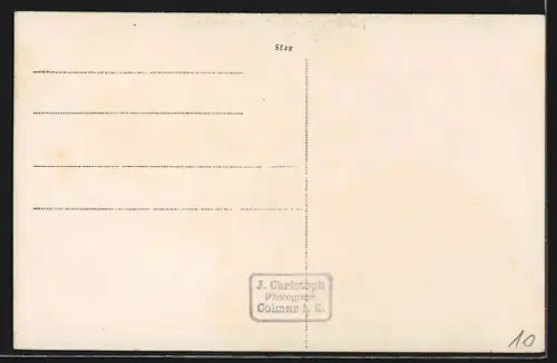 AK Colmar, Ruines après la bataille du 22 août 1914 avec des enfants observant les décombres