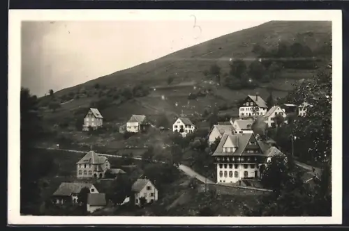 AK Hohrodberg, Vue pittoresque du village de montagne et des collines environnantes