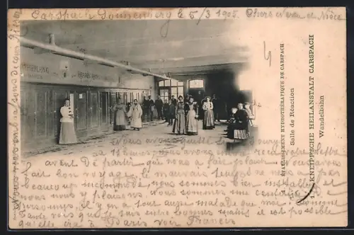 AK Carspach, Salle de réaction de la Kneipp`sche Heilanstalt Carspach