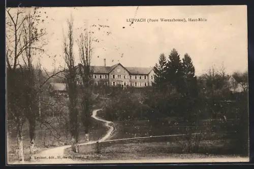 AK Luppach /Haut-Rhin, Poste Werenzhouse en hiver