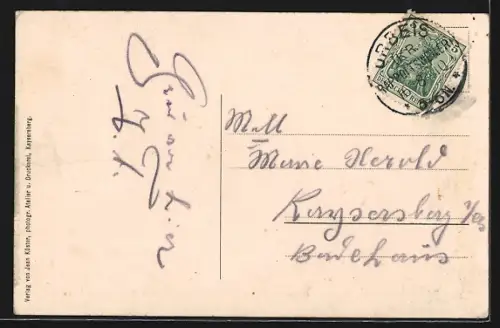 AK Schwarzer See, Vue du barrage et de la maison en forêt