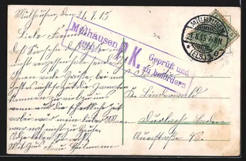 AK Mulhouse, La poste