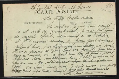 AK Fulleren /Haute-Alsace, Rue Principale avec maisons et arbres en bordure