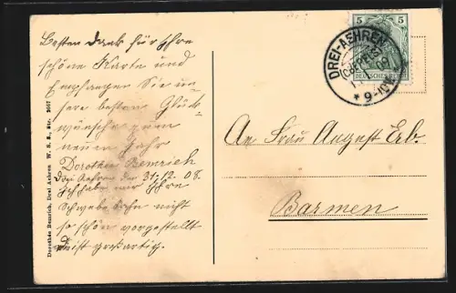 AK Trois-Épis, Villa Marienruh et vue du village environnant