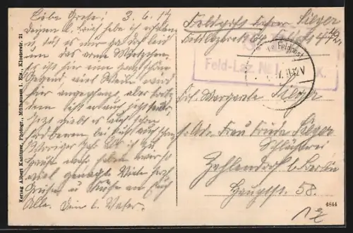 AK Sierenz /Ob.-Els, Vue du Spital et des jardins environnants