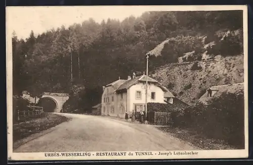 AK Urbès-Wesserling, Restaurant du Tunnel de Joseph Lutenbacher