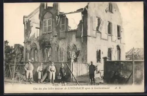 AK Steinbach, Une des plus belles maisons après le bombardement