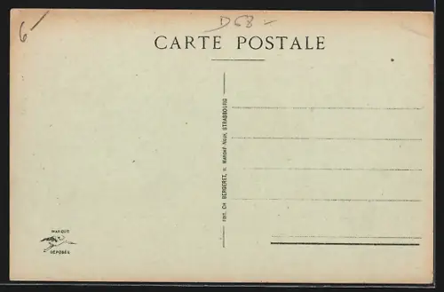 AK Colmar, Rue des Clefs animée avec passants