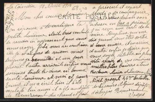 AK Sternenberg près de Soppe, Route de Diefmatten avec villageois en hiver