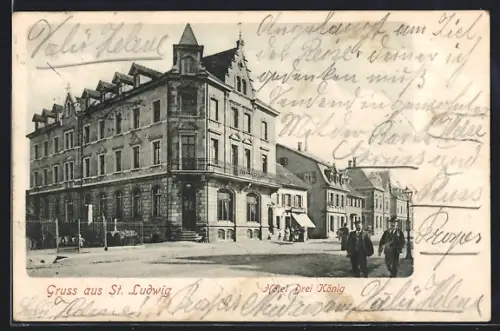 AK St. Ludwig, Hotel Drei König