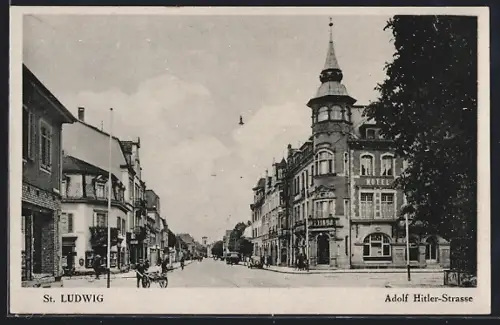 AK St. Ludwig,  Strasse