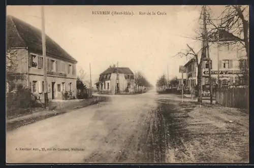 AK Rixheim /Haut-Rhin, Rue de la Croix