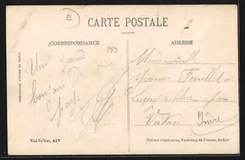 AK Diefmatten /Haute-Alsace, Vue de l`église et des maisons à colombages dans la rue principale