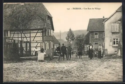 AK Friesen, Une rue du village
