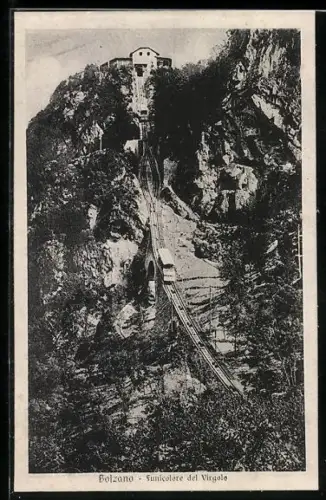 AK Funicolore del Virgolo /Bolzano, Funicolore