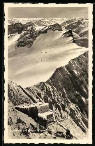 AK Österr. Zugspitzbahn, Berghotel der Österr. Zugspitzbahn