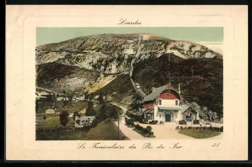 AK Le Funiculaire du Pic du Fer, Panorama
