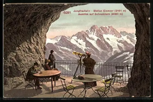 AK Jungfraubahn, Station Eismeer