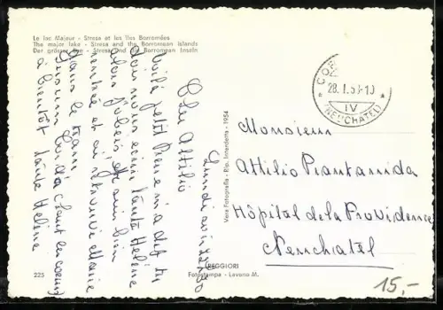 AK Isale Barromee /Lago Maggiore, Stresa e le Isole Borromee, Bergbahn