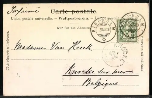 AK Rigibahn, Schnurtobelbrücke mit Bahn